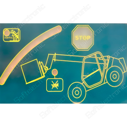 Reparación del indicador de estabilidad Bobcat T4017