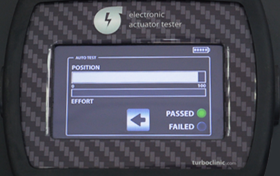 Пълна диагностика и тест на електрически актуатор
